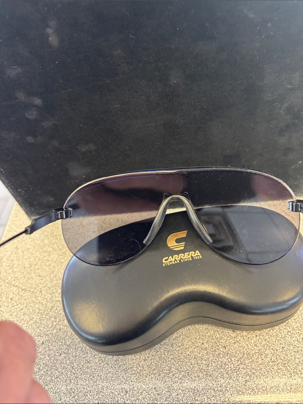 Carrera Purple-Blue Mirrored Shield Sunglasses - Picture 6 of 7